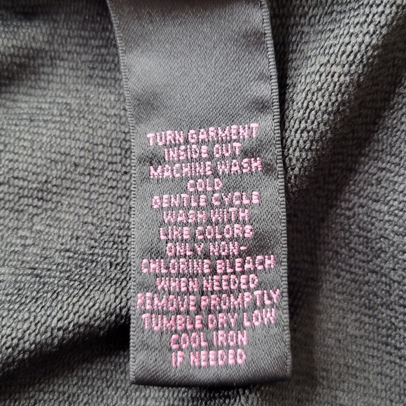 Lauren Ralph Lauren Sweatsuit Women Size 2X Black Quilted Jacket Mock Neck - Picture 10 of 11